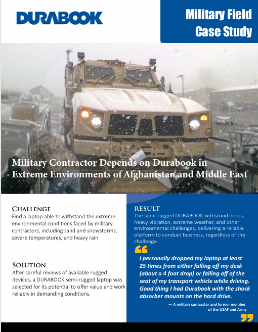 DURABOOK - Military Field Case Study