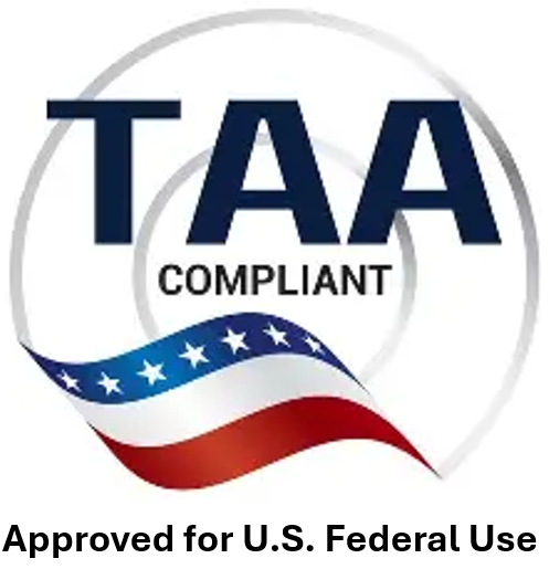 TAA Compliant – Approved for U.S. Federal Use