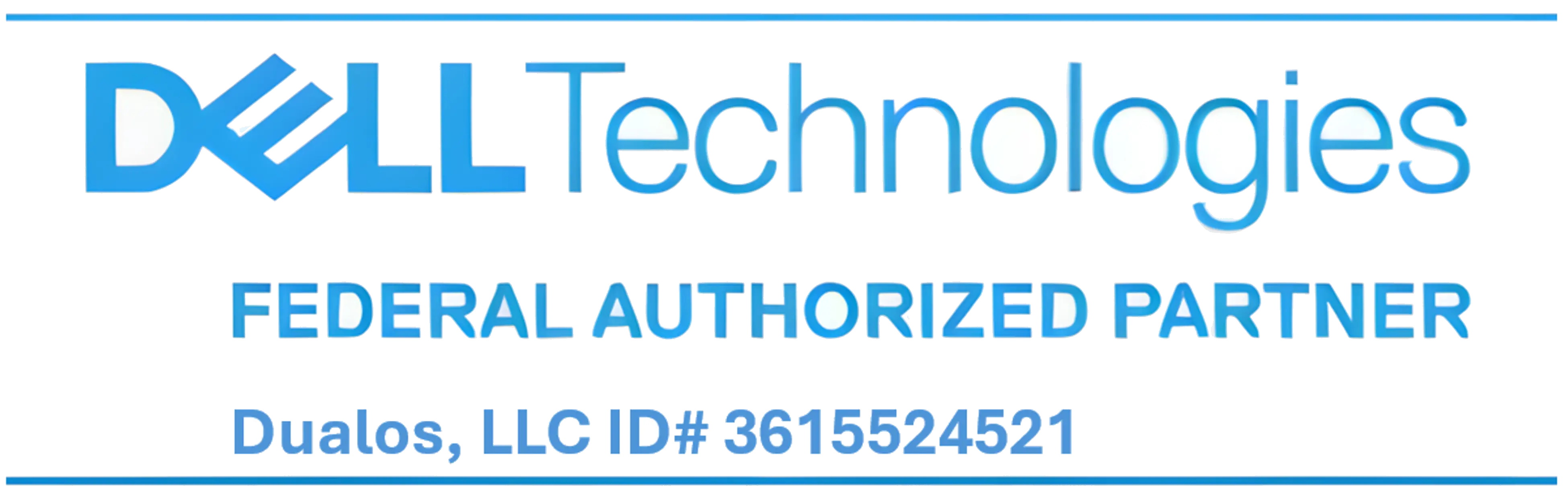 Dell Federal Logo and Fed Authorized Partner ID 