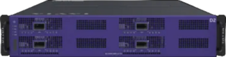 Front view of the VIAVI TestCenter D2 1.6T four-port OSFP test appliance