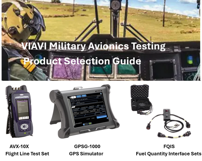 VIAVI Military Avionics Testing - Product Selection Guide