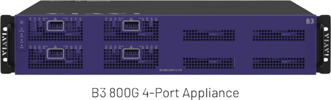 VIAVI TestCenter B3 800G 4-Port Appliance Front View