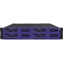 Front view of the VIAVI TestCenter D2 1.6T four-port OSFP test appliance