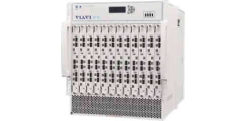 Front view of the VIAVI TestCenter SPT-N12U mainframe chassis