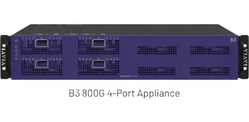 VIAVI TestCenter B3 800G 4-Port Appliance Front View